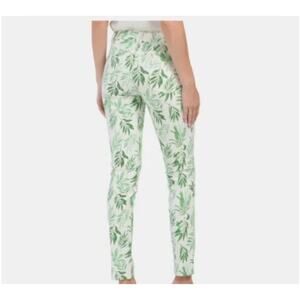 J. McLaughlin Stretchy Beaumont‎ Leaf Print Stretch Lexi Jeans Size 6